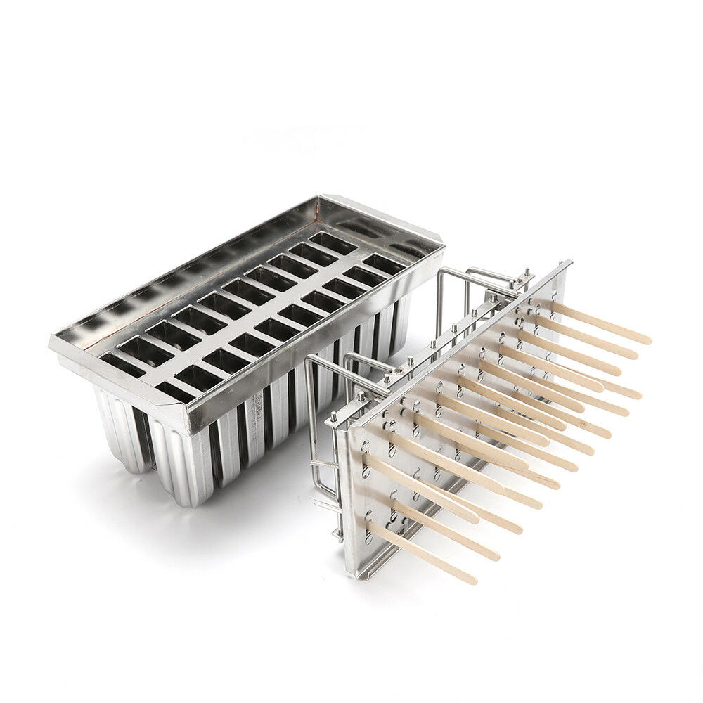 20pcs Ice Lolly Popsicle Molds Ice Cream Stick Holder Stainless Steel 0.8mm SALE - Fresh Stock Dated October 2025