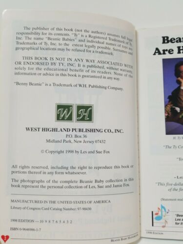 The Beanie Baby Handbook - Les & Sue Fox - Fresh Stock Dated October 2025