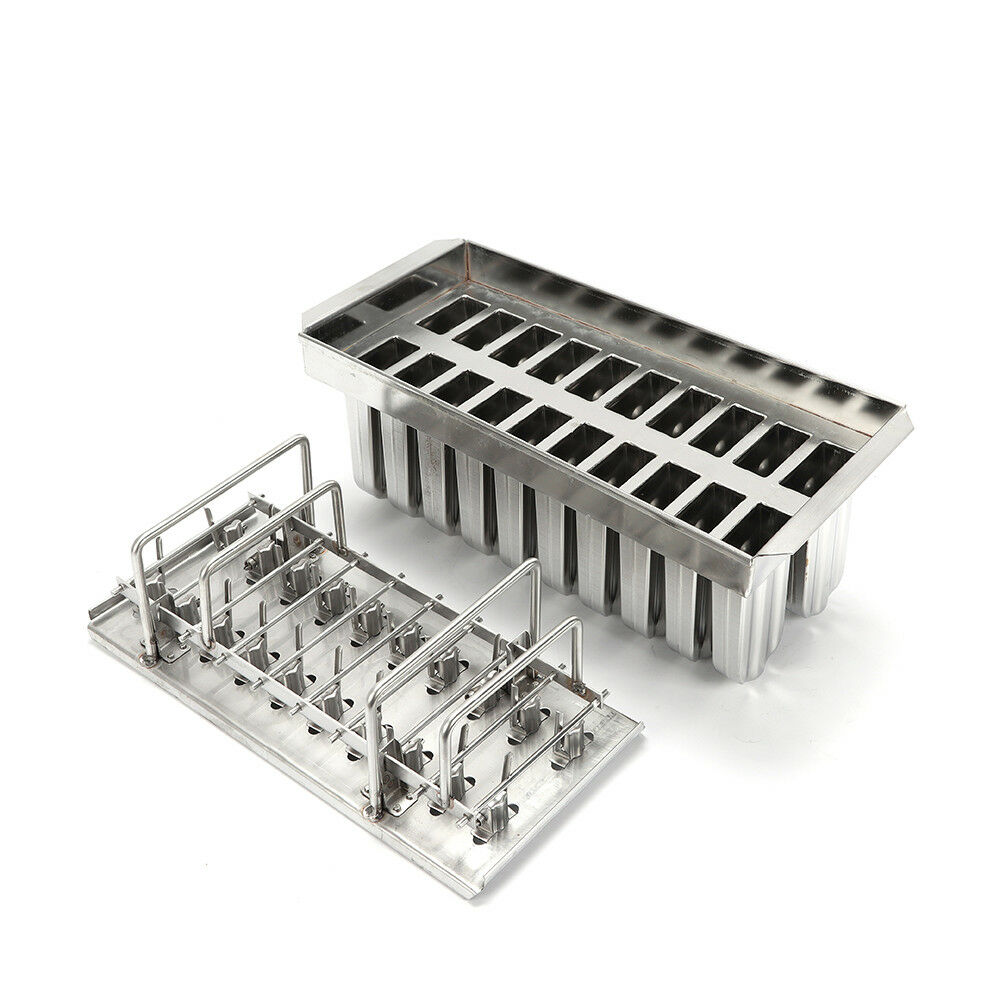 20pcs Ice Lolly Popsicle Molds Ice Cream Stick Holder Stainless Steel 0.8mm SALE - Fresh Stock Dated October 2025