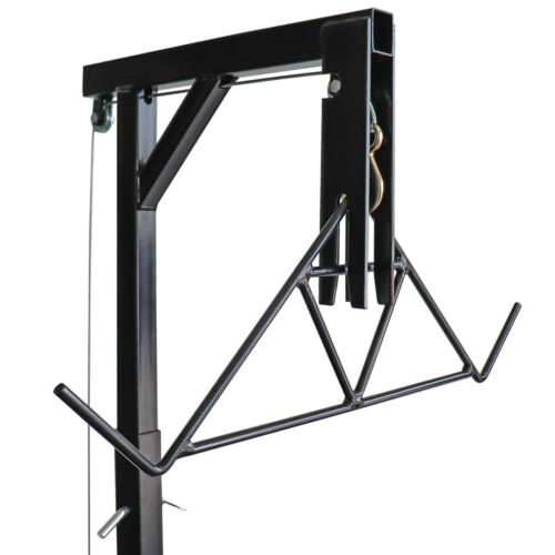 Truck Hitch Game Hoist&Gambrel-500lbs with 360 Degree Swivel-Complete Hoist Kit - Fresh Stock Dated October 2025