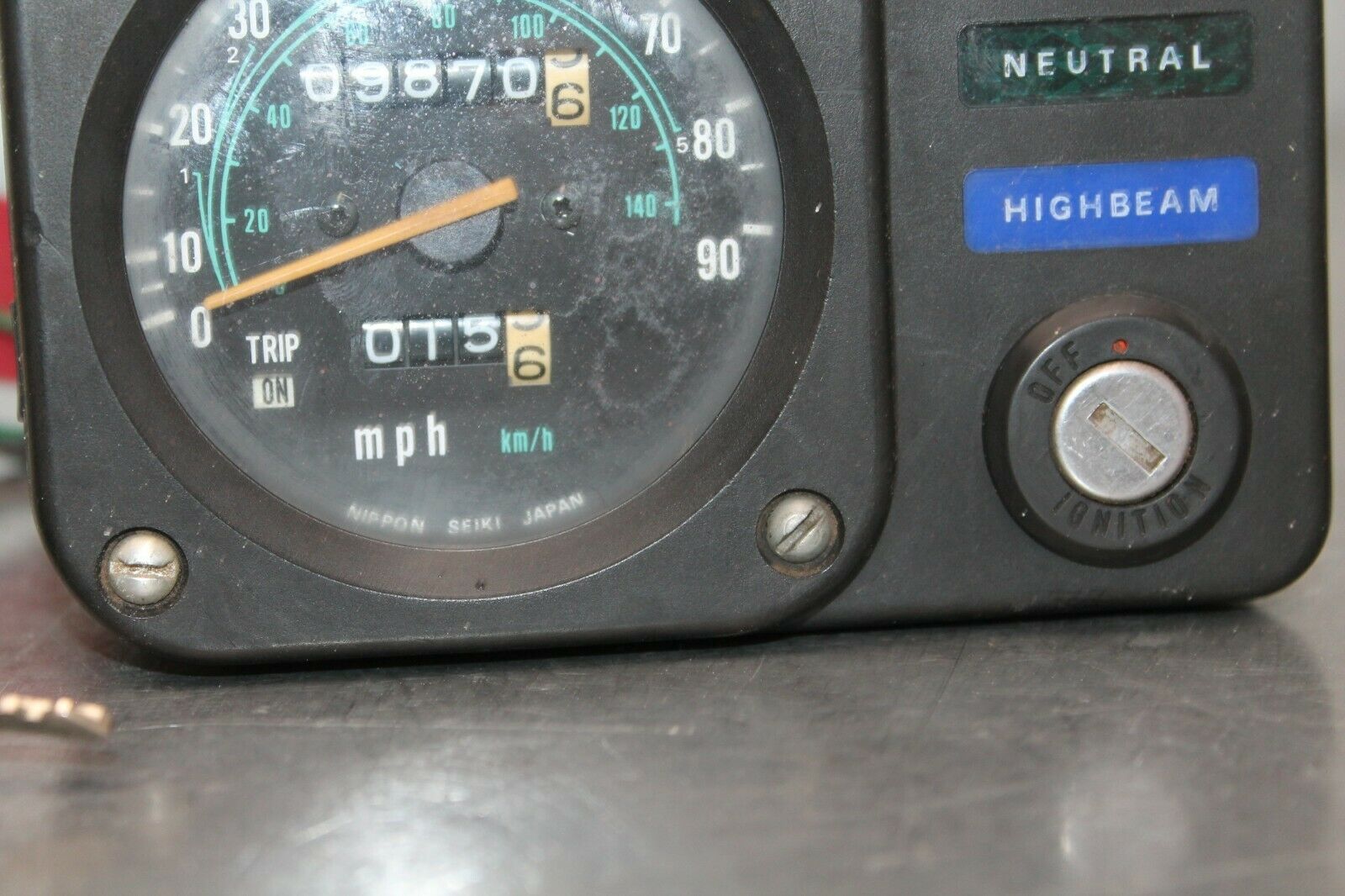 Nice OEM 1979 Honda XL185 XL 185 Speedometer OEM Used - Fresh Stock Dated October 2025