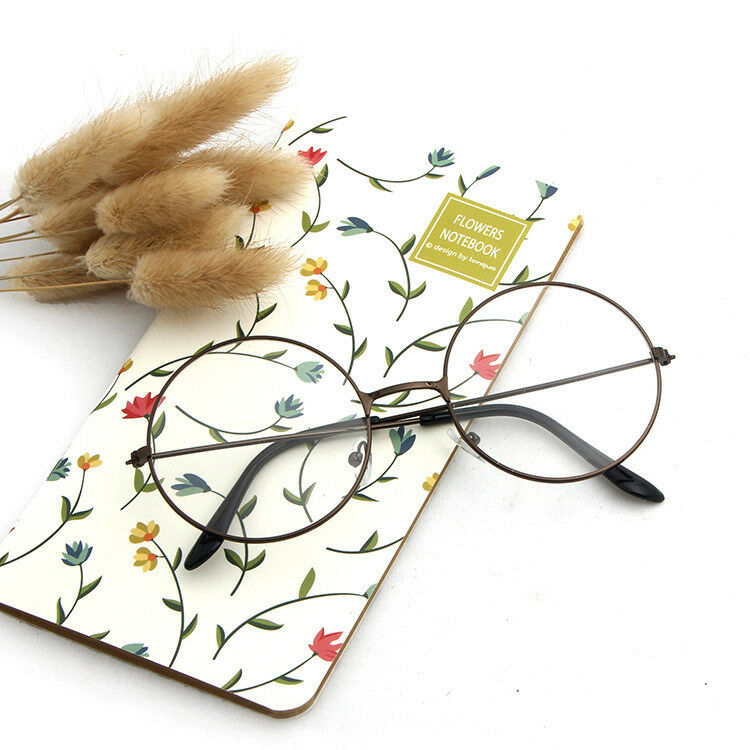 Hary Poter Pidge Cosplay Glasses Round Metal Frame Clear Len Eyewear - Fresh Stock Dated October 2025