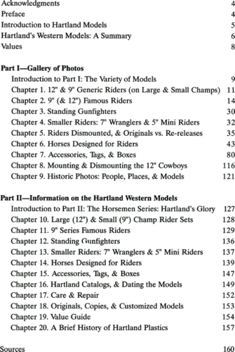 Vintage Hartland Western Toy Guide Horses Saddles Etc - Fresh Stock Dated October 2025
