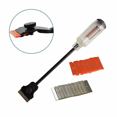 Car Sticker Paint Long Reach Scraper Remover Handle & Razor Blade for Cleaning - Fresh Stock Dated October 2025