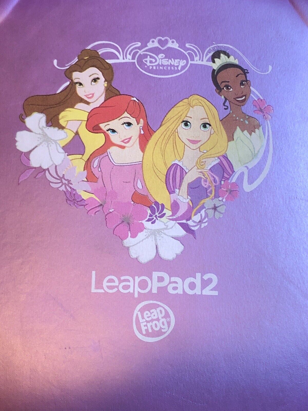 Leap Frog Disney Princess Purple LeapPad 2 Carrying/Storage Case - Fresh Stock Dated October 2025