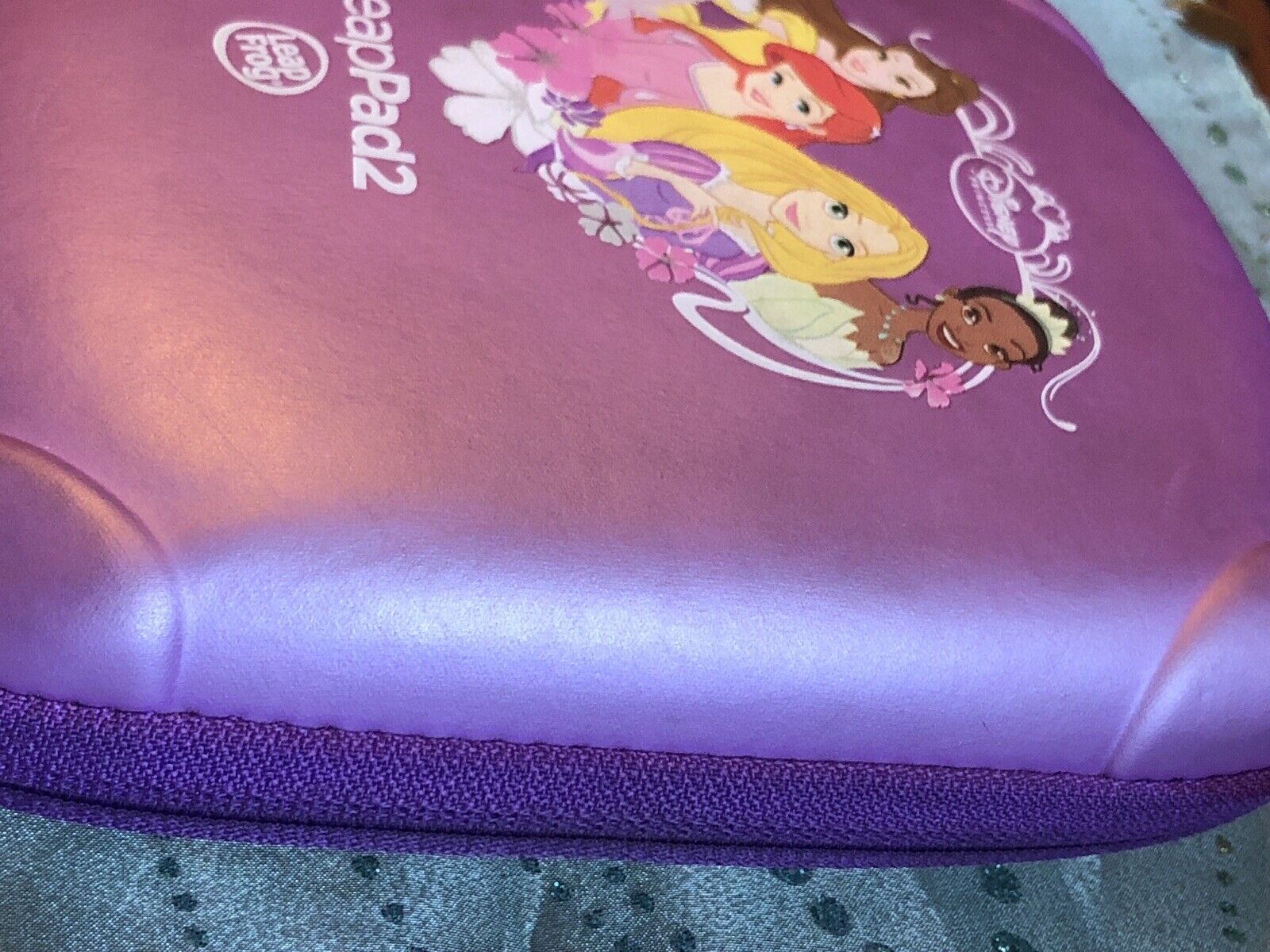 Leap Frog Disney Princess Purple LeapPad 2 Carrying/Storage Case - Fresh Stock Dated October 2025