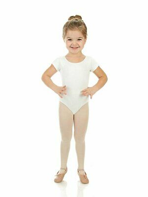 Elowel Kids Girls' Basic Short Sleeve Leotard (Size 2-14 Years) Multiple Colors - Fresh Stock Dated October 2025
