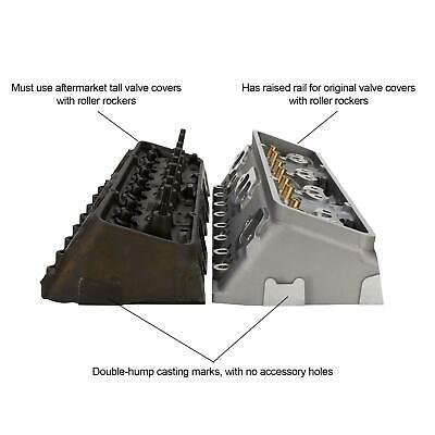 Aluminum GM 3782461 Chevy 327 SBC Camel Back / Double Hump Cylinder Head Bare - Fresh Stock Dated October 2025