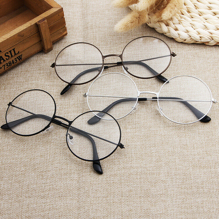 Hary Poter Pidge Cosplay Glasses Round Metal Frame Clear Len Eyewear - Fresh Stock Dated October 2025