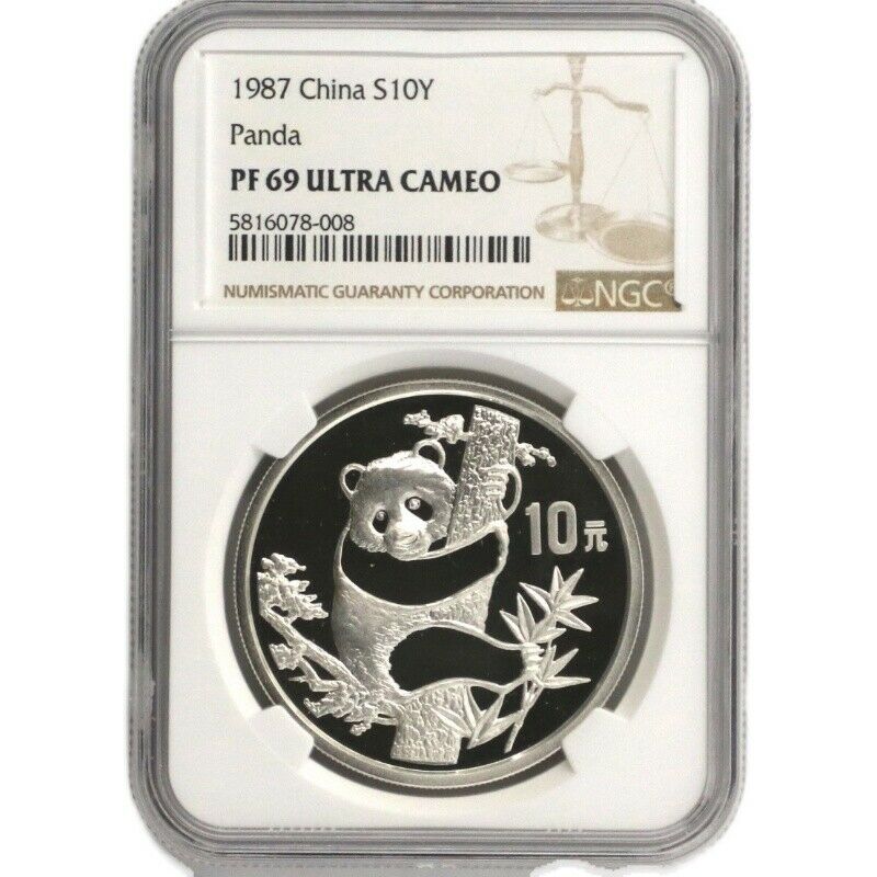 1987 Panda Coin 10 YUAN 1OZ 30g - Fresh Stock Dated October 2025