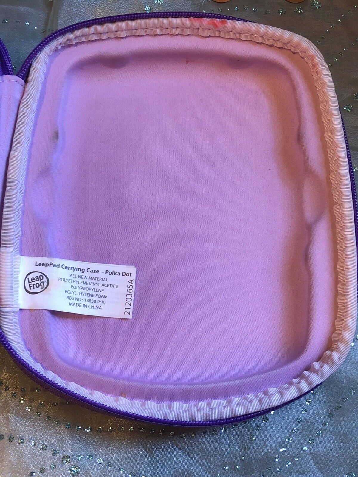 Leap Frog Disney Princess Purple LeapPad 2 Carrying/Storage Case - Fresh Stock Dated October 2025