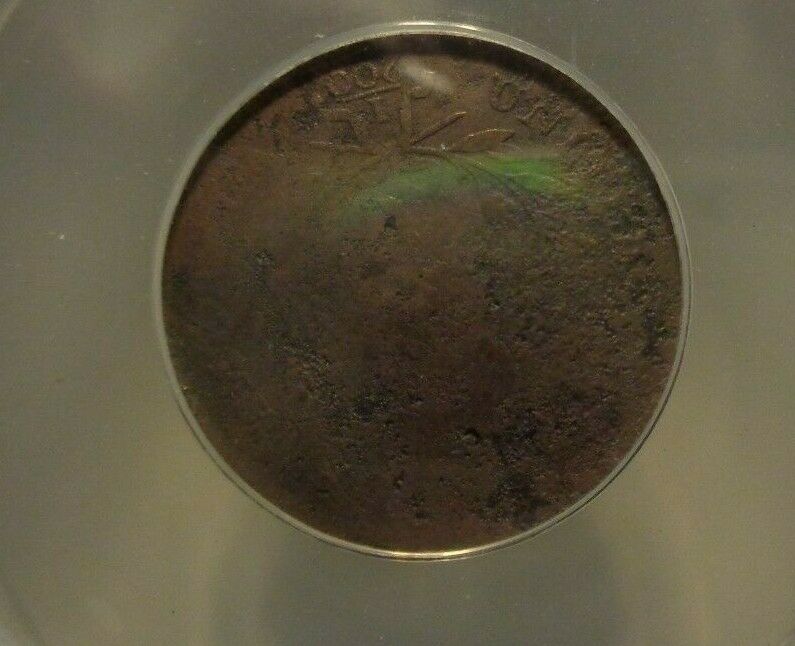 1797  ANACS VG 8 Details Liberty Cap Half Cent Coin 1/2c Plain Edge - Fresh Stock Dated October 2025