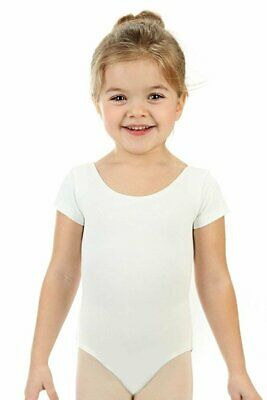 Elowel Kids Girls' Basic Short Sleeve Leotard (Size 2-14 Years) Multiple Colors - Fresh Stock Dated October 2025