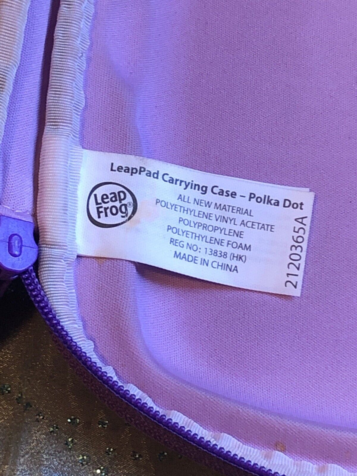 Leap Frog Disney Princess Purple LeapPad 2 Carrying/Storage Case - Fresh Stock Dated October 2025