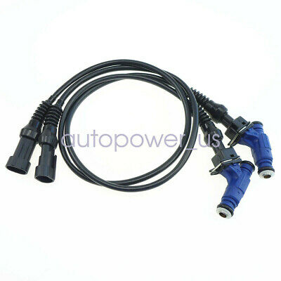 Fuel Injector Set 1202863 For Polaris RZR Sportsman Ranger EFI 700 800 2005-2014 - Fresh Stock Dated October 2025