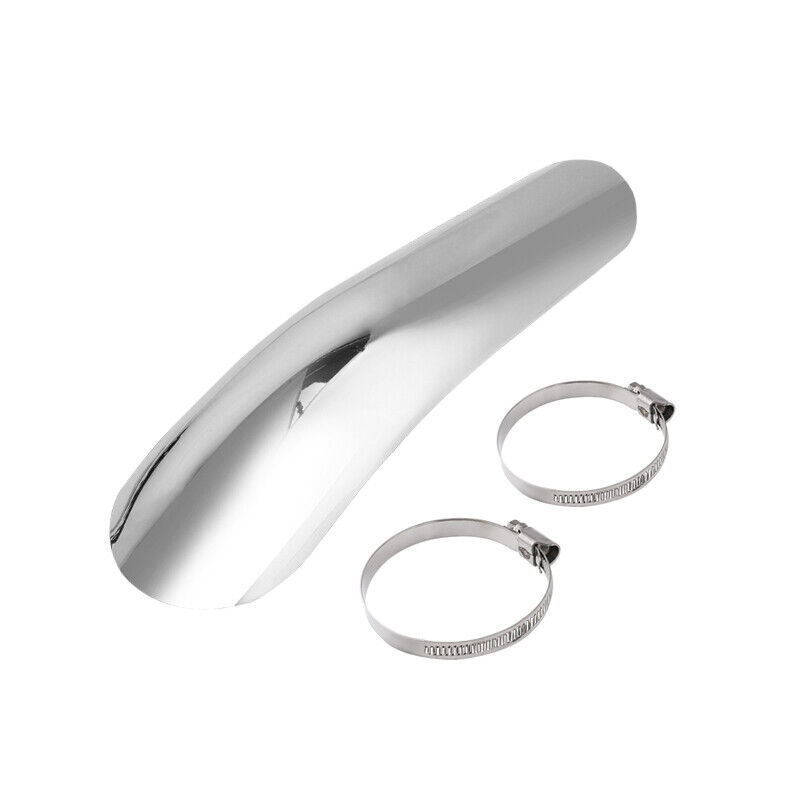 Curved Exhaust Heat Shield Heel Guard For Harley Honda Kawasaki Suzuki Yamaha - Fresh Stock Dated October 2025