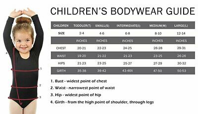 Elowel Kids Girls' Basic Short Sleeve Leotard (Size 2-14 Years) Multiple Colors - Fresh Stock Dated October 2025