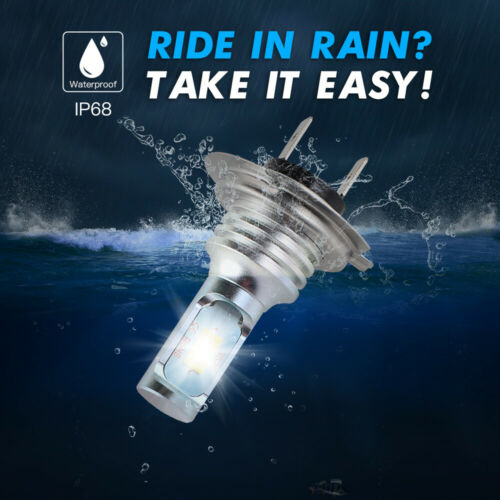 100W H7 LED Headlight Bulb For R1200GS Adventure 2004-2018 R1200S K1200S 05-08 - Fresh Stock Dated October 2025