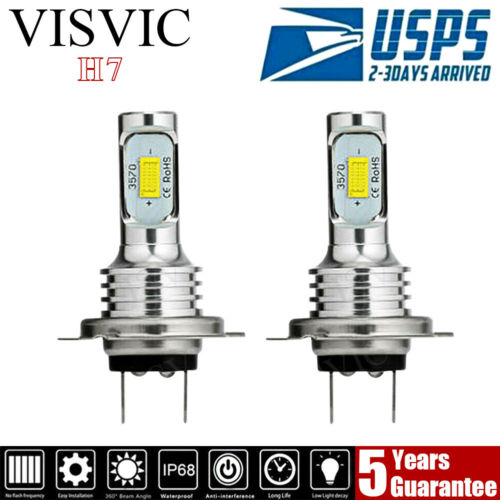 H7 LED Headlight Bulbs 6000K BY For Honda CBR929RR 2000-2001 CBR954RR 2001- 2003 - Fresh Stock Dated October 2025