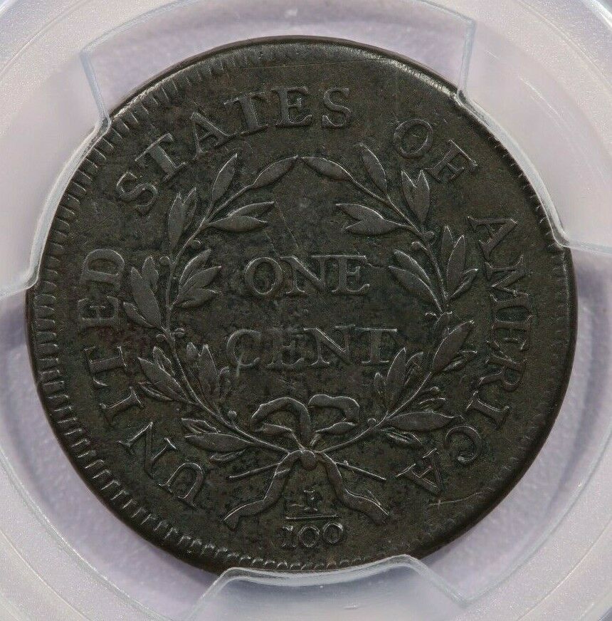 1796-P 1796 Liberty Cap Large Cent S-84 Norweb collection pedegree 1c PCGS F15 - Fresh Stock Dated October 2025