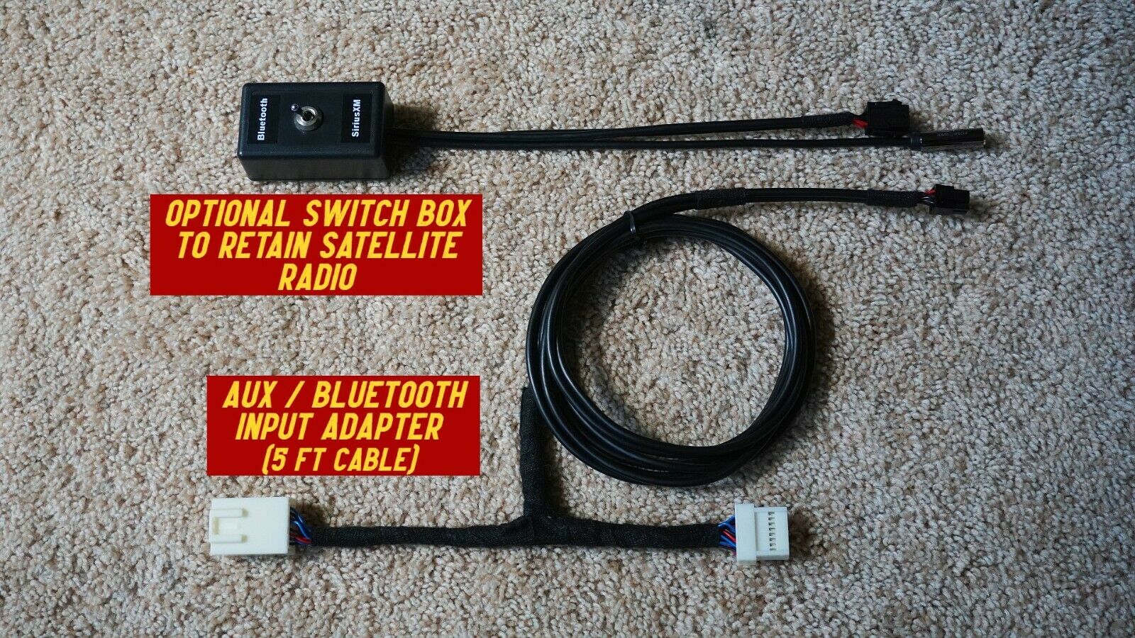G37 and G35 AUX Input + BLUETOOTH Adapter Car Kits. INFINITI 3.5mm BT Audio, OWC - Fresh Stock Dated October 2025