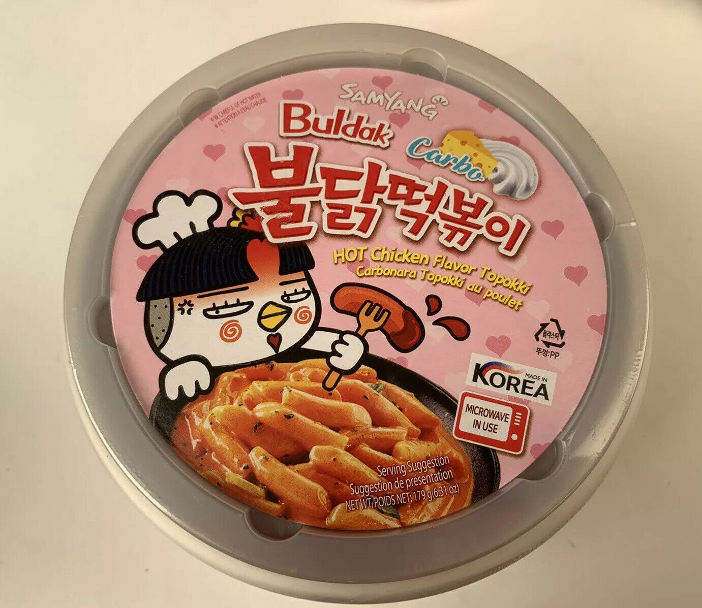 Samyang Carbo Original Buldak topokki Korean Spicy Rice Cake Tteokbokki EXPIRED - Fresh Stock Dated October 2025