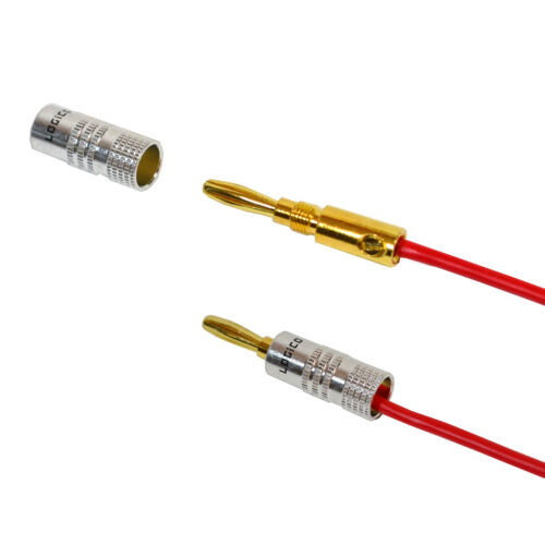 In Wall Audio Speaker 14/2 Cable 500FT + 10 pieces Banana Plug Connector Kit - Fresh Stock Dated October 2025
