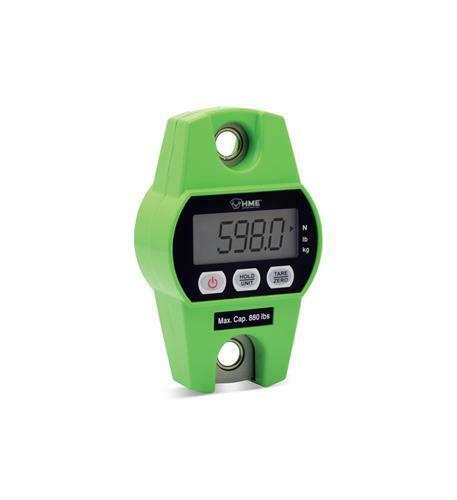 HME 880lb Digital Hanging Scale Deer Game Hunting Auto Resetting w/ AA Batteries - Fresh Stock Dated October 2025