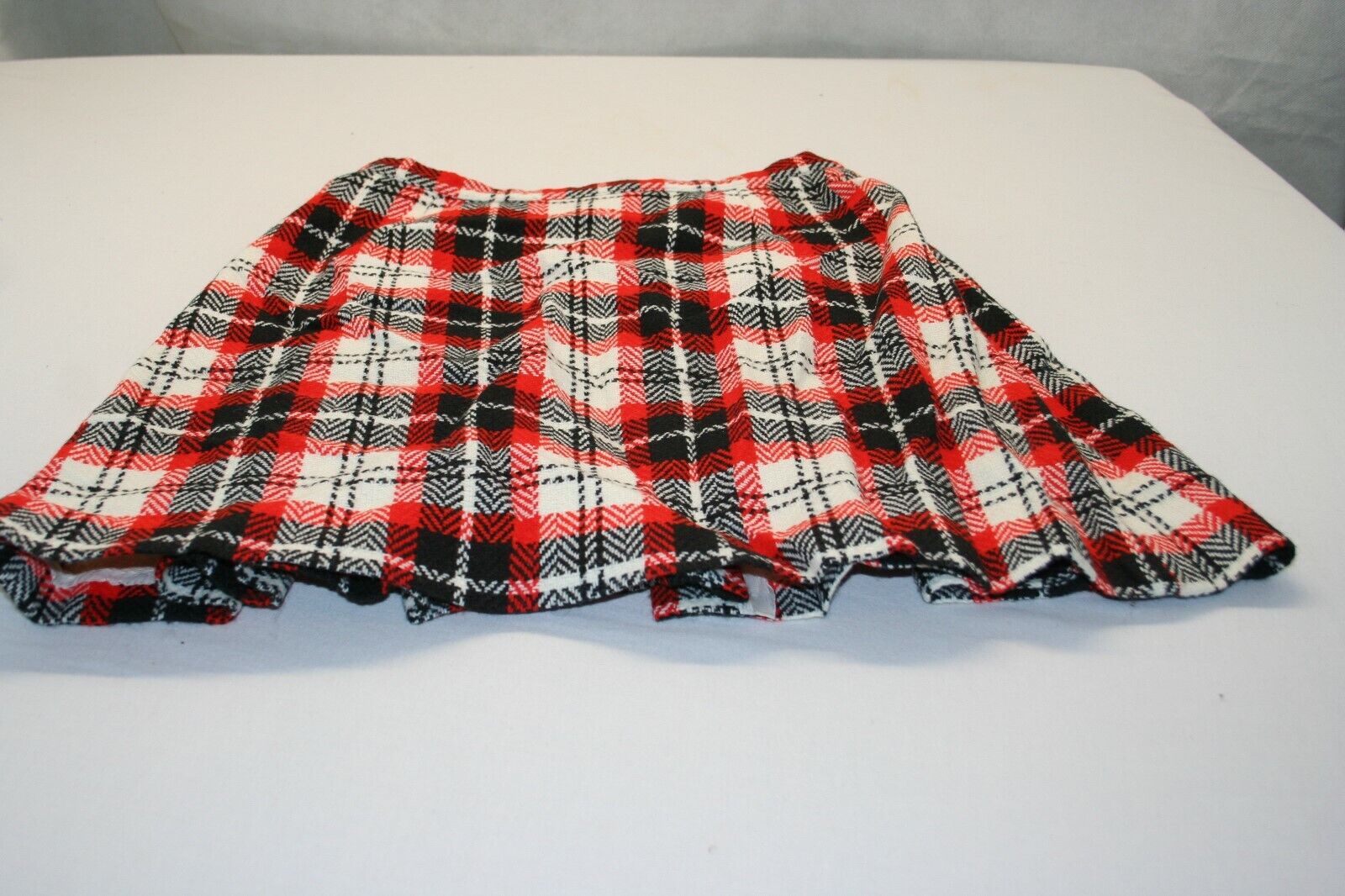 Vintage 1970s Bobbie Brooks Union Made USA Juniors 13 Red Pleated Skirt - Fresh Stock Dated October 2025