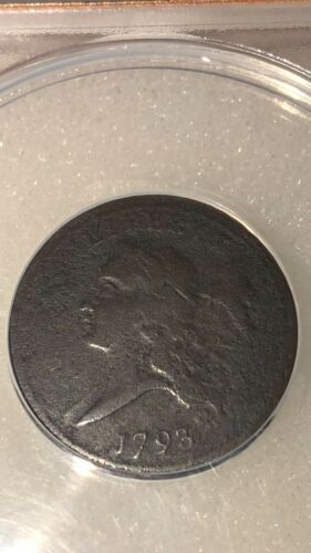 1793 1/2C Liberty Cap Half Cent ANACS F12 Details Corroded C2 R3 - Fresh Stock Dated October 2025