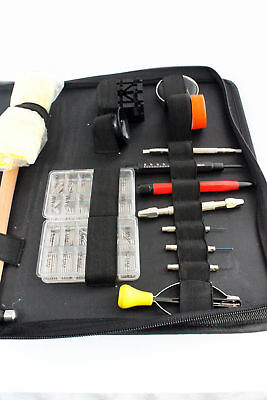 WATCH REPAIR KIT DELUXE 28 PC SET CARRYING CASE WATCHMAKING TOOL - Fresh Stock Dated October 2025