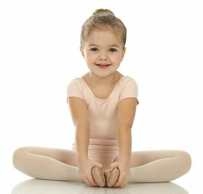 Elowel Kids Girls' Basic Short Sleeve Leotard (Size 2-14 Years) Multiple Colors - Fresh Stock Dated October 2025