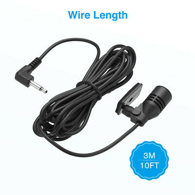 Car Radio Stereo GPS 3.5mm Microphone DVD Bluetooth Enabled Audio External Mic - Fresh Stock Dated October 2025