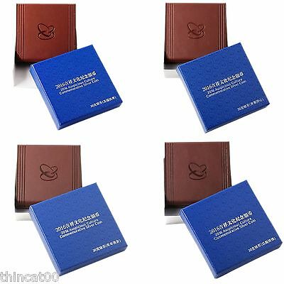 China 2016 One Set of 4 Pcs of 30g Silver Coins - Chinese Auspicious Culture - Fresh Stock Dated October 2025