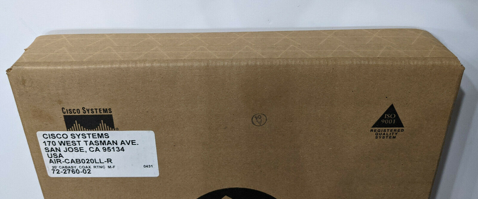 Cisco AIR-CAB005LL-R 20ft Low-Loss 2.4GHZ RF Cable RP-TNC Connectors New In Box - Fresh Stock Dated October 2025