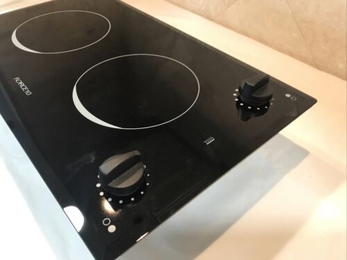 Force10 2 Burner Smooth Top Electric Stove Black Glass - Fresh Stock Dated October 2025
