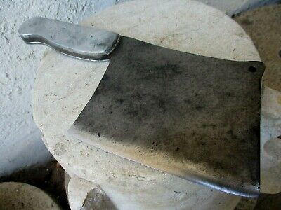 Vintage Handmade Signature Old Meat Cleaver Butcher Carbon Steel Knife Chopper - Fresh Stock Dated October 2025