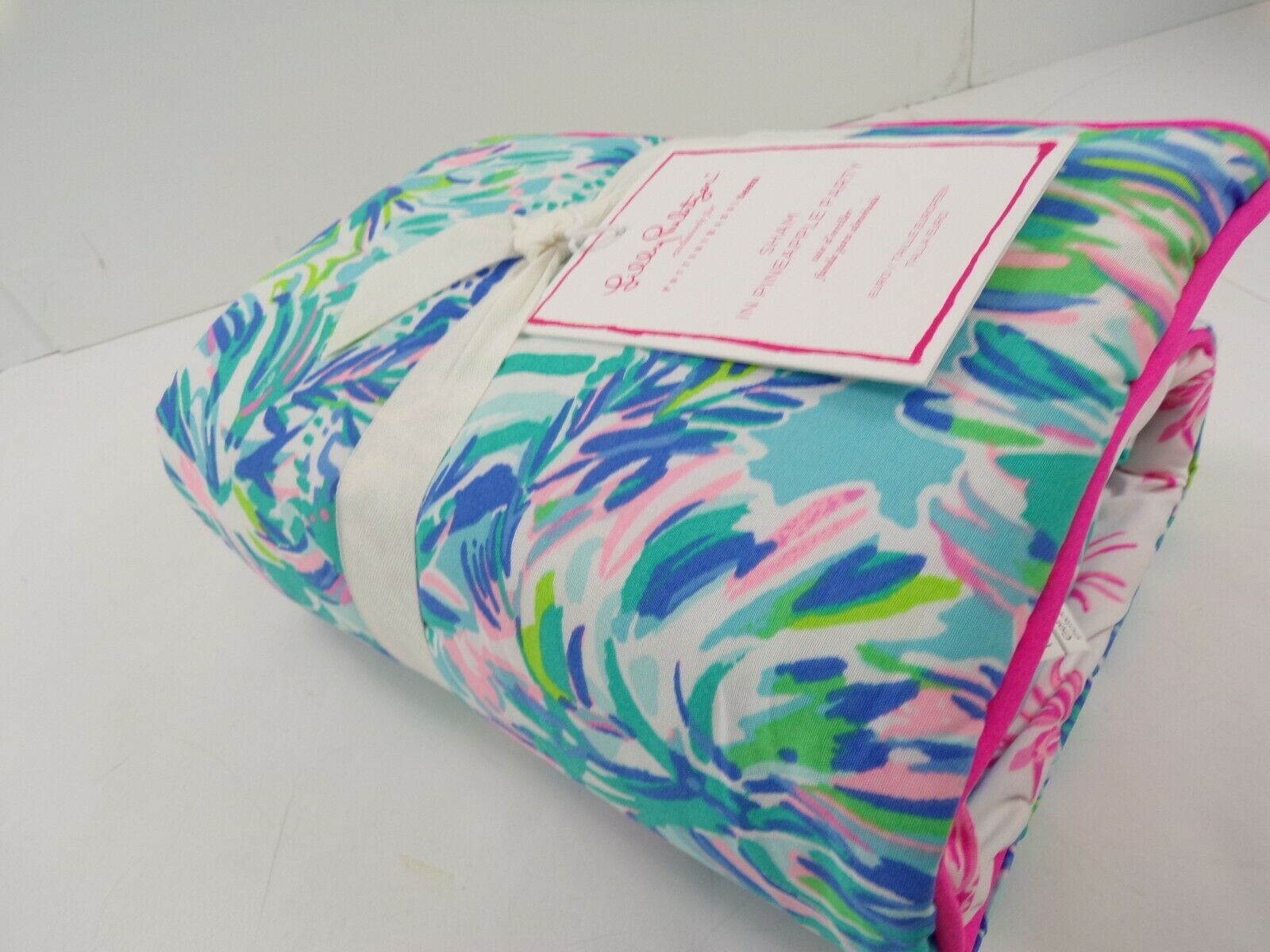 Pottery Barn Lilly Pulitzer Pineapple Party Patchwork Sham Multi #8185 - Fresh Stock Dated October 2025