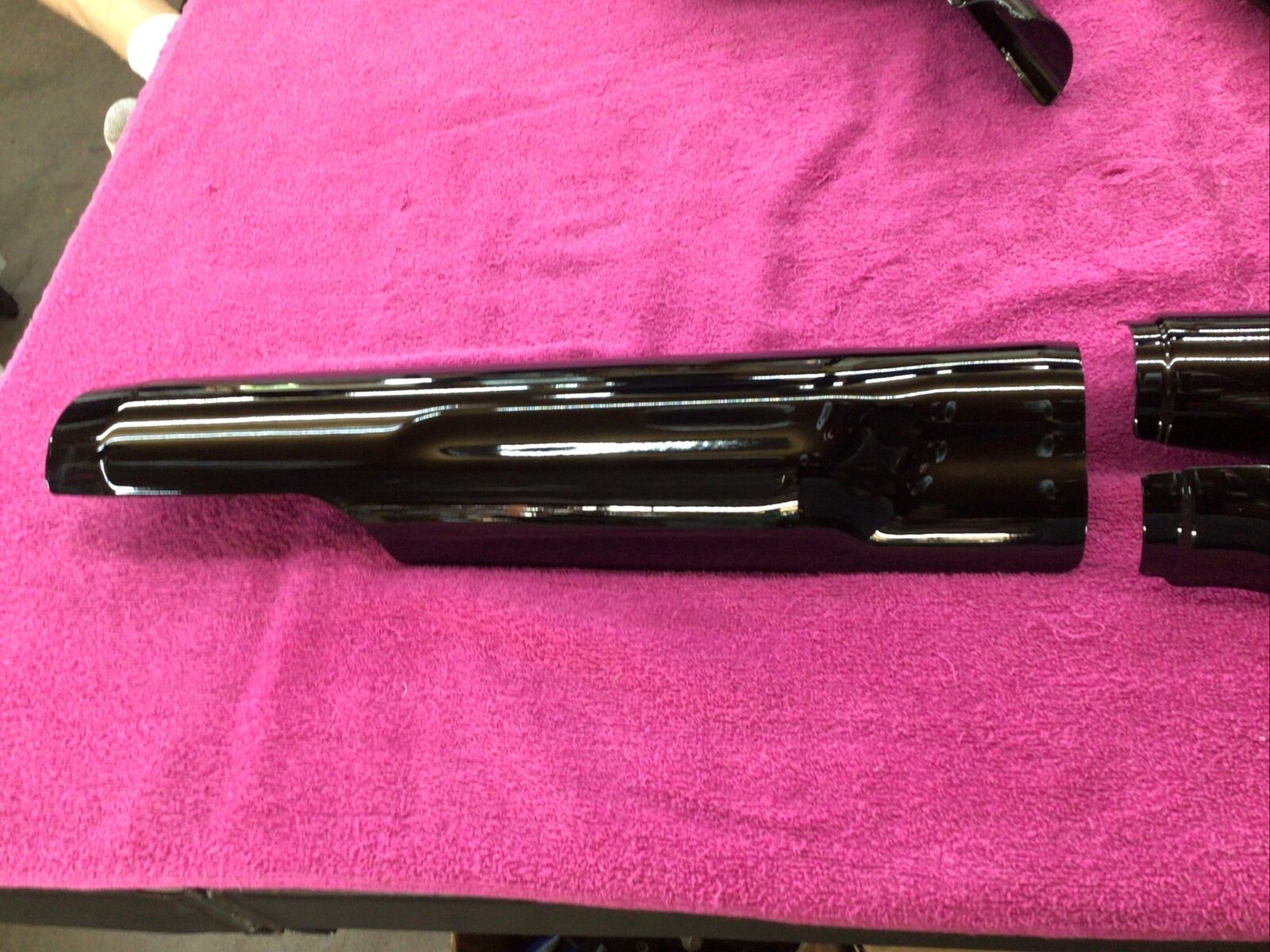 🏍  HARLEY OEM M 8 TOURING ELECTRA ROAD STREET GLIDE BLACK EXHAUST HEAT SHIELDS - Fresh Stock Dated October 2025