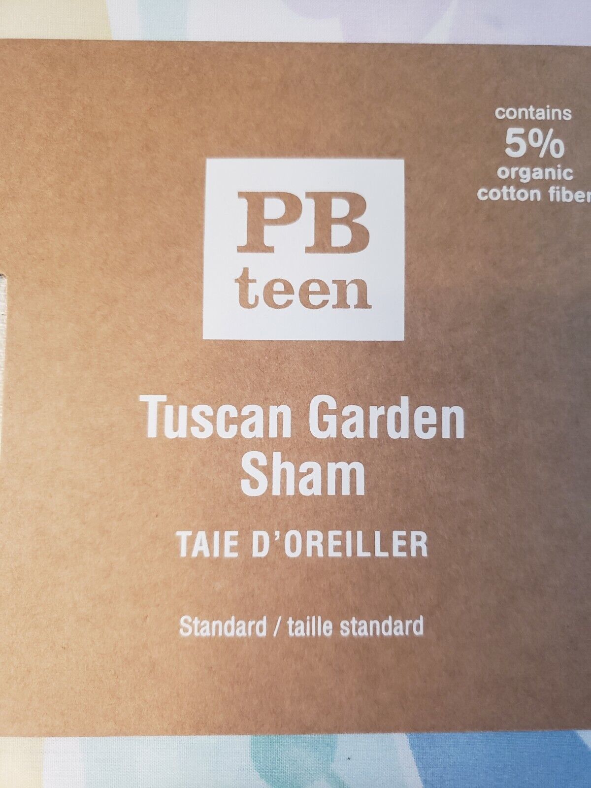 NWT Pottery Barn Tuscan Garden Sham - Fresh Stock Dated October 2025