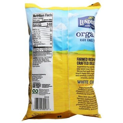 Lundberg - Organic Rice Cake Minis White Cheddar - 5 oz. - Fresh Stock Dated October 2025