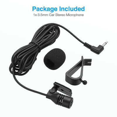 Car Radio Stereo GPS 3.5mm Microphone DVD Bluetooth Enabled Audio External Mic - Fresh Stock Dated October 2025