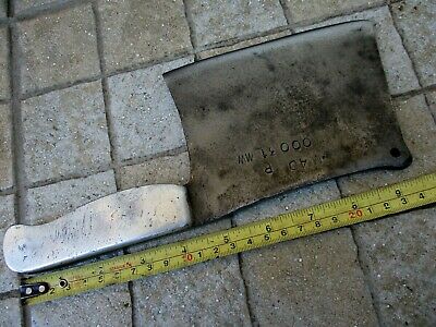 Vintage Handmade Signature Old Meat Cleaver Butcher Carbon Steel Knife Chopper - Fresh Stock Dated October 2025