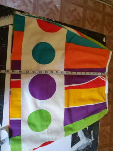 VTG 60s DAVID SMITH MASSACHUSETTS SKIRT SKORT COLORFUL MOD RETRO HIP GOGO SZ 12 - Fresh Stock Dated October 2025