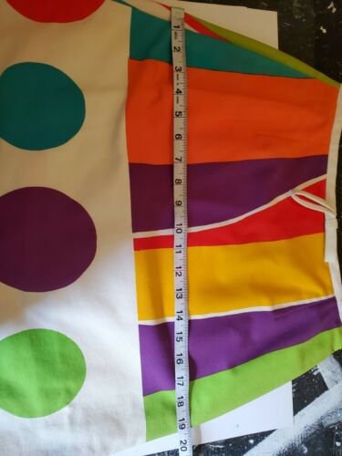 VTG 60s DAVID SMITH MASSACHUSETTS SKIRT SKORT COLORFUL MOD RETRO HIP GOGO SZ 12 - Fresh Stock Dated October 2025