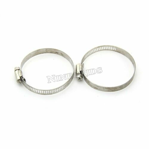 Chrome Steel Curve Motorcycle Exhaust Pipe Burn-Proof Plate Heat shield Cover - Fresh Stock Dated October 2025