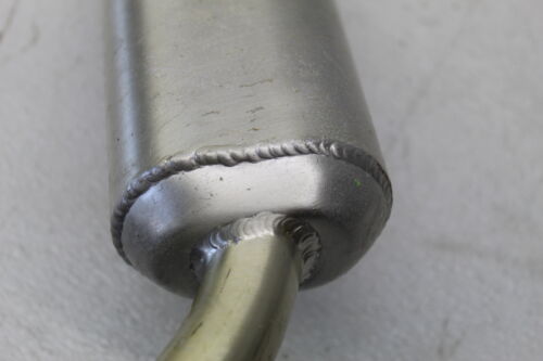 87-92 YAMAHA YSR50 DG FULL EXHAUST SILENCER HEADER HEAD PIPE EXPANSION CHAMBER - Fresh Stock Dated October 2025