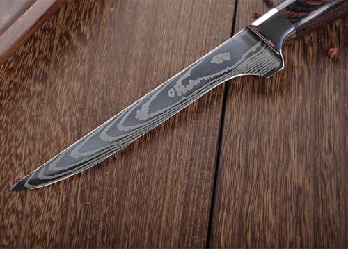 Kitchen Chef's Knife Sets 8, 3 or 2 German Steel Damascus Pattern - Fresh Stock Dated October 2025