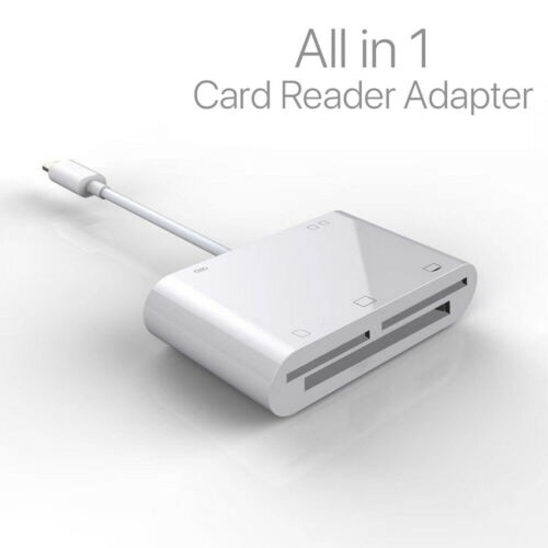 5in1 Camera SD CF TF XD M2 Card Reader Adapter Cable for iPhoneXS iPad Pro iOS12 - Fresh Stock Dated October 2025