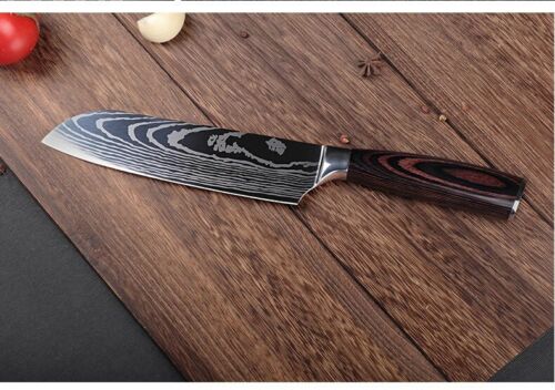 Kitchen Chef's Knife Sets 8, 3 or 2 German Steel Damascus Pattern - Fresh Stock Dated October 2025